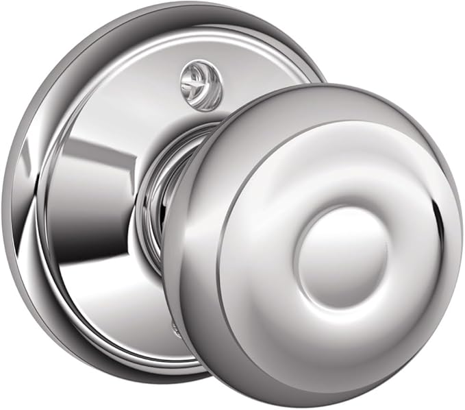 SCHLAGE Knob Non-Turning Lock, Satin Nickel (F170 BWE 619)