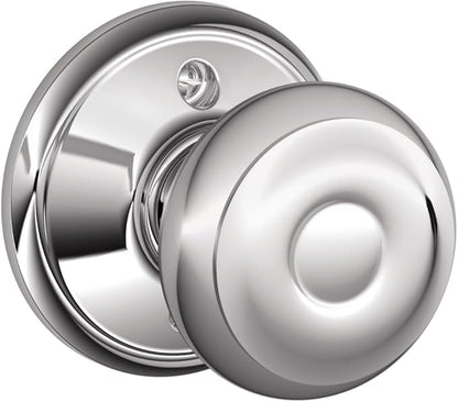 SCHLAGE Knob Non-Turning Lock, Satin Nickel (F170 BWE 619)