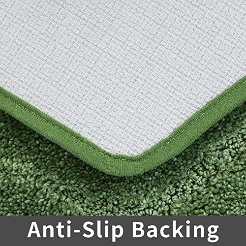 COSY HOMEER Non-Slip Bath Mat Extra Thick Absorbent Plush Washable