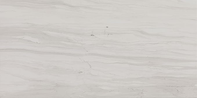 Daltile Costar 12" x 24" Marble Look Porcelain Floor Tile in Matte Calacatta Sky for Kitchen, Bathroom, Living Room Floors