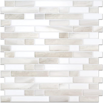 STICKGOO Thicker Design Peel and Stick Tile Backsplash, 12"×12"Stick on Backsplash for Kitchen, Self Adhesive Tile for Kitchen Backsplash and Bathroom(Sample Sheet)