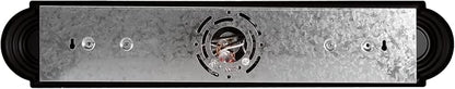 Design House Allante Vanity Light, Dimmable, Frosted Glass, 3 Light, Bathroom, Large Backplate, Easy Installation, Oil Rubbed Bronze, 24 in W x 7.75 in D x 8 in H, Item 506618