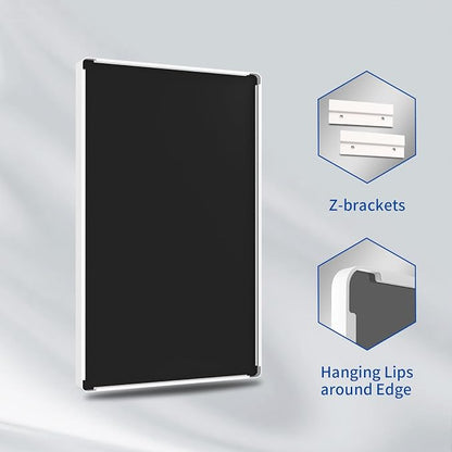 WEER White Metal Framed Bathroom Mirror 55x30 Inch | Rounded Rectangle, Matte White Framed, Tempered Glass, Anti-Rust, Hangs Horizontally or Vertically
