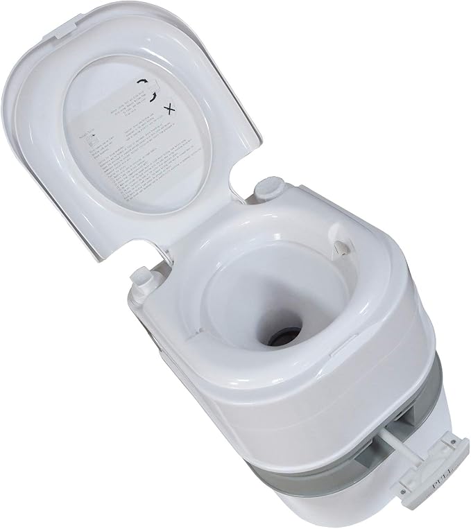 SMT- 6.3 Gallon 24L Portable Toilet Flush Travel Camping Commode Potty Outdoor/Indoor [P/N: ET-TOILET002-24L]