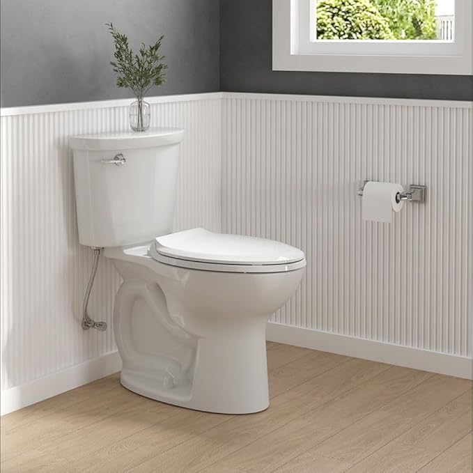 American Standard 5503A00B.020 Transitional Elongated Toilet Seat Soft Close, White