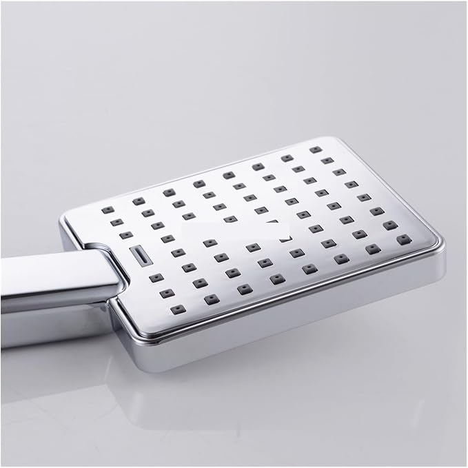 New Super Booster Water Saving Hand Held Rainfall Shower Head for Bathroom Accessories Showerhead Leisurely