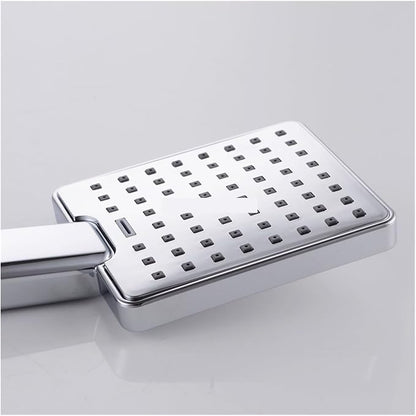 New Super Booster Water Saving Hand Held Rainfall Shower Head for Bathroom Accessories Showerhead Leisurely