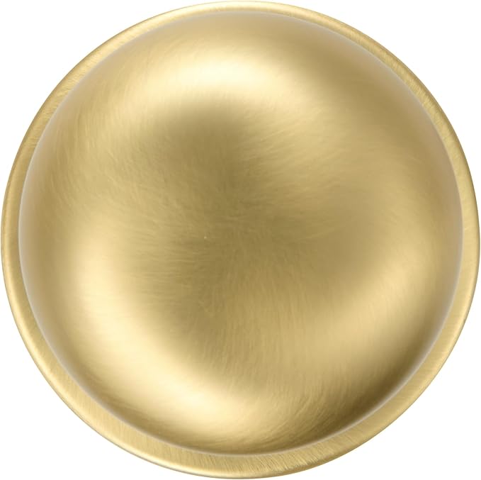 Design House 726950 Cambridge Dummy Door Knob Satin Gold