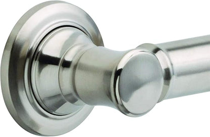 Delta Traditional (1-Pack) 12' Shower Grab Bar ADA Compliant Brilliance Stainless Steel 450 lb Capacity Bathroom Safety Handle for Shower, Tub | Wall Mount Balance Assist, Handicap Grip 41612-SS