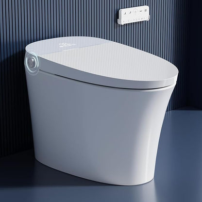 Uncle Brown Smart Toilet UBST12U, Luxury Bidet Toilet with Hygienic Water Cleanse & PlasmaClean Technology, Powerful 1000g MaP Flush Score, ADA Height, Auto Lid, Foam Shield, Safe Comfort