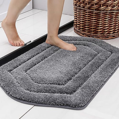 COSY HOMEER Non-Slip Bath Mat Extra Thick Absorbent Plush Washable