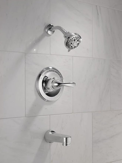 Delta Classic 13 Series 5-Setting Bathtub and Shower Faucet Set, Chrome Shower Head and Handle Set, Valve Trim Kit, Chrome T13220-PD (Valve Not Included)