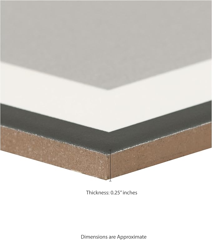 MSI Hexley Hive Hexagon Matte Porcelain Floor and Wall Tile Sample for Kitchen Backsplash, Accent Wall, and Shower