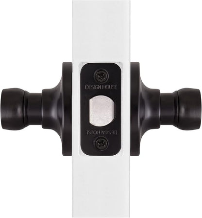 Design House 778894 Springdale Passage Hall and Closet Door Lever Matte Black