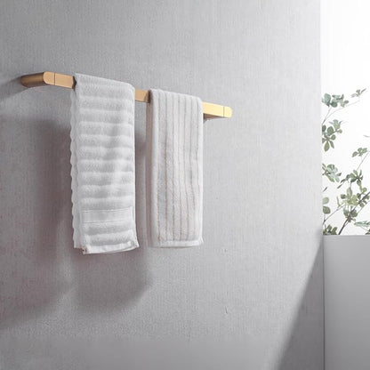 RANDOM Champagne Bronze Towel Bar Set 5 Piece Bathroom Hardware Set Include 9.8/23.6 Inch Towel Holder Toilet Paper Holder and 2 Towel Hooks Stainless Steel Bathroom Accessories Kit Wall Mount