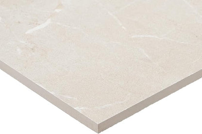 Daltile Perpetuo 12" x 24" Glazed Ceramic Flat Wall Tile in Satin Elegant Beige (8 pieces per carton) (15.52 sqft per carton)