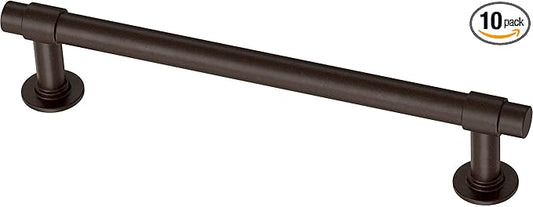 Franklin Brass Francisco (10-Pack) Cabinet Handles 5-1/16" Hole Center Pulls | Deep Bronze Hardware Kitchen Door, Drawers, Dressers, Furniture P29618K-324-B1