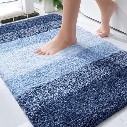 OLANLY Bathroom Rugs Mat 36x24, Extra Soft Absorbent Microfiber Bath Rugs
