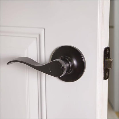 Design House 778894 Springdale Passage Hall and Closet Door Lever Matte Black