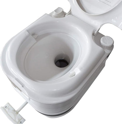 HongK- 6.3 Gallon 24L Portable Toilet Flush Travel Camping Commode Potty Outdoor/Indoor [P/N: ET-TOILET002-24L]