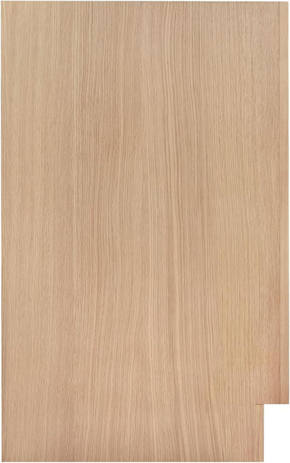 ARIEL Hepburn 30-inch Bathroom Vanity Base Cabinet,Solid Wood, 2 Soft Closing Doors, 1 Dovetail Drawers, White Oak