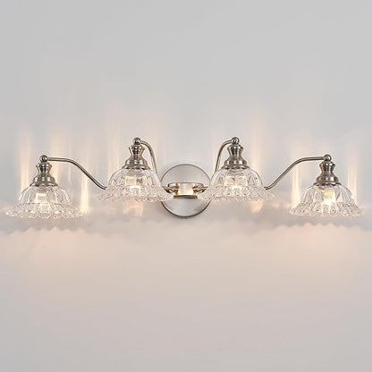 Brushed Nickel 4 Light Vanity Light