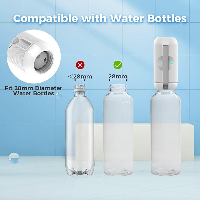 HEYAXA Portable Bidet for Travel, Rechargeable High Pressure Travel Bidet | IPX7 Waterproof, Rechargeable High Pressure Travel Bidet Sprayer for Women, Men, Baby and Hemorrhoid Relief