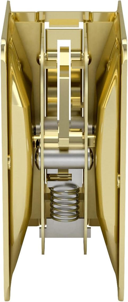 Richelieu | Onward Privacy Lock Pocket Door Pull, Rectangular, Brass