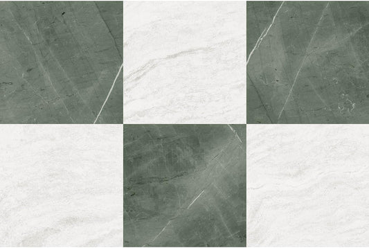 FloorPops x Chris Loves Julia Bonneville Jade Peel and Stick Floor Tiles, FP6332