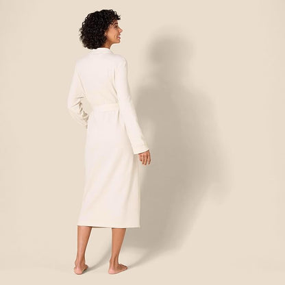 Amazon Essentials Women's Lightweight Waffle Full-Length Bath Robe (Available in Plus Size)
