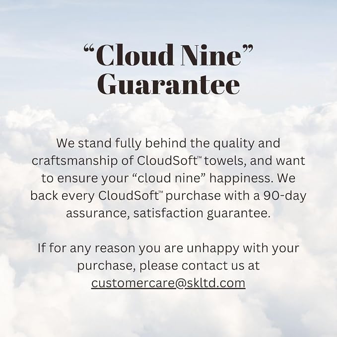 SKL Home CloudSoft Washcloth Set, 4-Piece, 100% Cotton Luxury, Slate | Premium spa-level quality. 520 GSM weight. Ultra plush & absorbent.