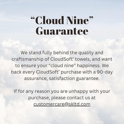 SKL Home CloudSoft Hand Towel Set, 2-Piece, 100% Cotton Luxury, Slate | Premium spa-level quality. 600 GSM weight. Ultra plush & absorbent. For use in the bathroom, kitchen, bar or any sink space.