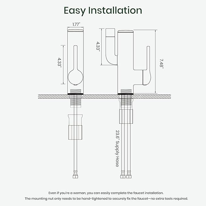 Bathroom Sink Faucet, Cactus-Shaped, Single Hole with Water-Powered 3Colors LED Temperature Display and Adjustable Outlet, 2 Water Flow Modes with Supply Hoses, No Battery, Pink