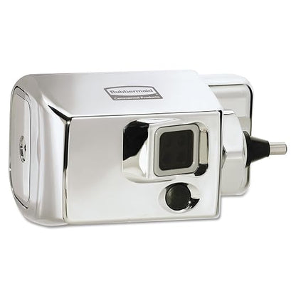 Rubbermaid Commercial Products AutoFlush Touchless Automated Toilet Flusher Sidemount Chrome Easy to Retrofit Long Battery Life for Restrooms in Restaurants/Hotels/Schools/Offices