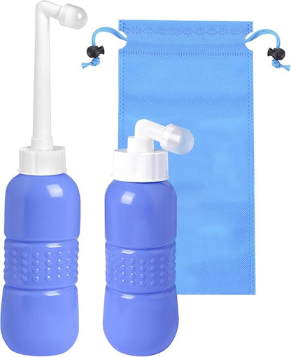 Portable Bidet, Personal Bottle Sprayer for Personal Hygiene Handheld,Pregnant Women Cleansing, Postpartum Clean, Handheld Travel Bidet with 450ML Water Capacity and Retractable Spray
