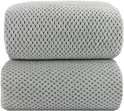YTYC 39x78 Bath Sheets,Towels for Bathroom,Grey,2-Pieces