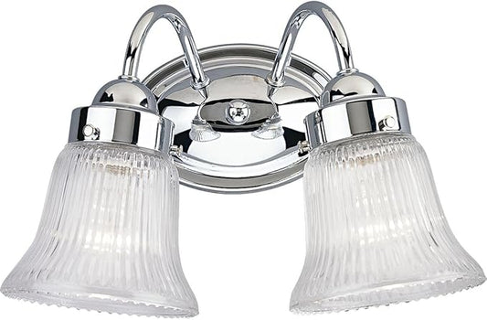 Progress Lighting P3288-15 2 Light Bath Fixture, Polished Chrome