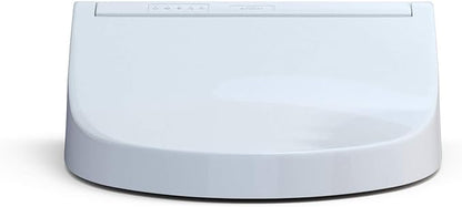 TOTO® WASHLET® C5 Electronic Bidet Toilet Seat with PREMIST and EWATER+ Wand Cleaning, Elongated, Cotton White - SW3084#01