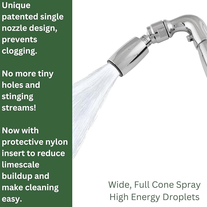 High Sierra® Solid Metal Handheld Shower Head, Lead-Free, with Built-In Trickle Valve. Shower Hose and Holder Not Included. High Pressure 2.0 GPM. Oil Rubbed Bronze