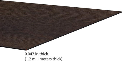 Vinyl Peel and Stick Floor Tile, Self-Adhesive Wood Plank, 10-Pack (15 Square Feet) - 6 Inch Width, 36 Inch Length, 1.2mm - Espresso - Easy DIY Nexus Planks for Any Room by Achim Home Decor