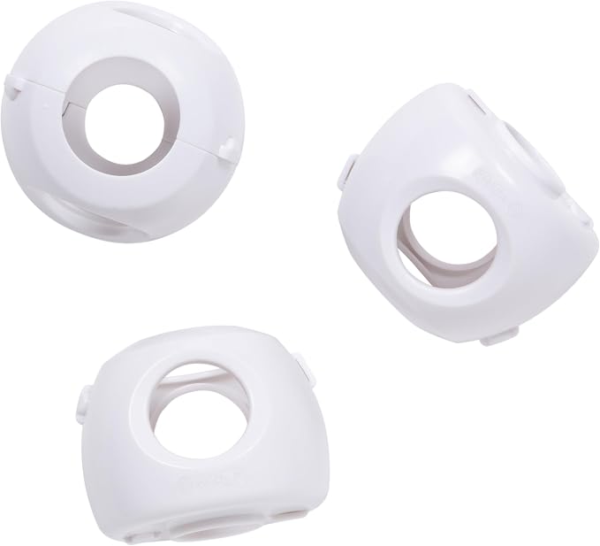 Safety 1st Parent Grip Door Knob Covers, White, One Size (Pack of 3)