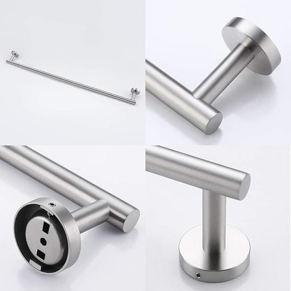 KES 29.5 Inches Towel Bar for Bathroom Shower Hand Towel Holder Hanger SUS304 Stainless Steel RUSTPROOF Wall Mount Brushed Steel, Total Length 31.9 Inch, A2000S80-2