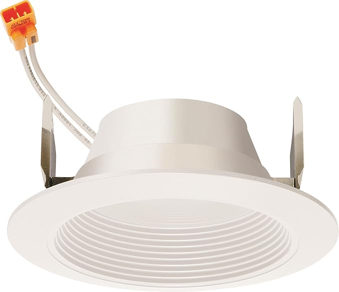 Juno 4 Inch LED Recessed Lighting, G4 Series Retrofit LED Downlight, Ceiling Light for Kitchen or Shower, 600 Lumens, 2700K Soft White, Wet Location Rated, Dimmable, Baffle Trim