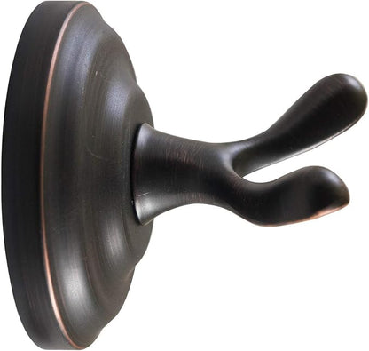 SENTO ROBIKI Bathroom Accessories Set, Bath Hardware, Includes Robe Hook, Toilet Paper Holder, Towel Ring, 18” & 24” Towel Bar, Duty Metal Bath Hardware Set Wall Mounted (5-Piece, Oil-Rubbed Bronze)