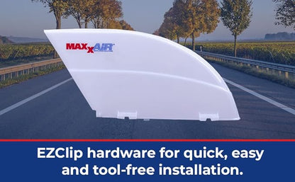 MAXXAIR FANMATE 00-955001 Fan/Vent Cover with EZ Clip Hardware, Constant Airflow, Super Tough, White