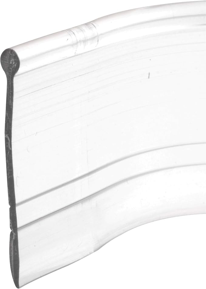 Prime-Line M 6184 Vinyl Shower Door Bottom Sweep, 37 In. x 1 In. Strip, Clear (Single Pack)