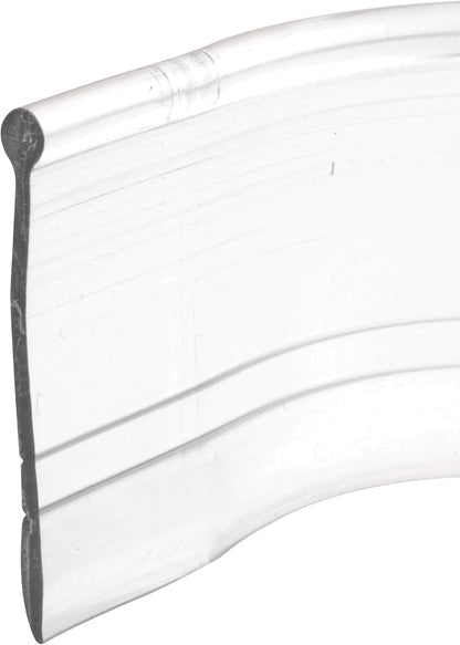 Prime-Line M 6184 Vinyl Shower Door Bottom Sweep, 37 In. x 1 In. Strip, Clear (Single Pack)