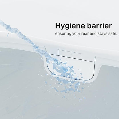 Bidet Toilet Seat – Non-Electric, Self-Cleaning Dual Nozzles for Frontal & Rear Wash, Adjustable Water Pressure, Slow-Close Lid, Fits Elongated Toilets – Hygienic & Eco-Friendly Upgrade (Contemporary)