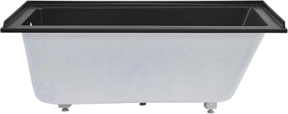 Swiss Madison Voltaire 60" x 30" Left-Hand Drain Alcove Bathtub in Matte Black