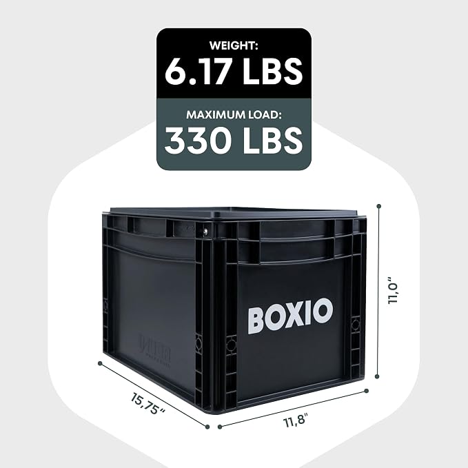 BOXIO Toilet - Portable Toilet, Camping Toilet, composting Toilet for car Camping, Boat or Camping. Mini Camping Toilet: 14,7" x 11,8" x 11,0" Made in Germany.